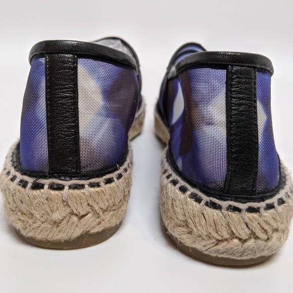 SOLD Chanel Mesh Purple CC Espadrilles - Picture 3 of 6